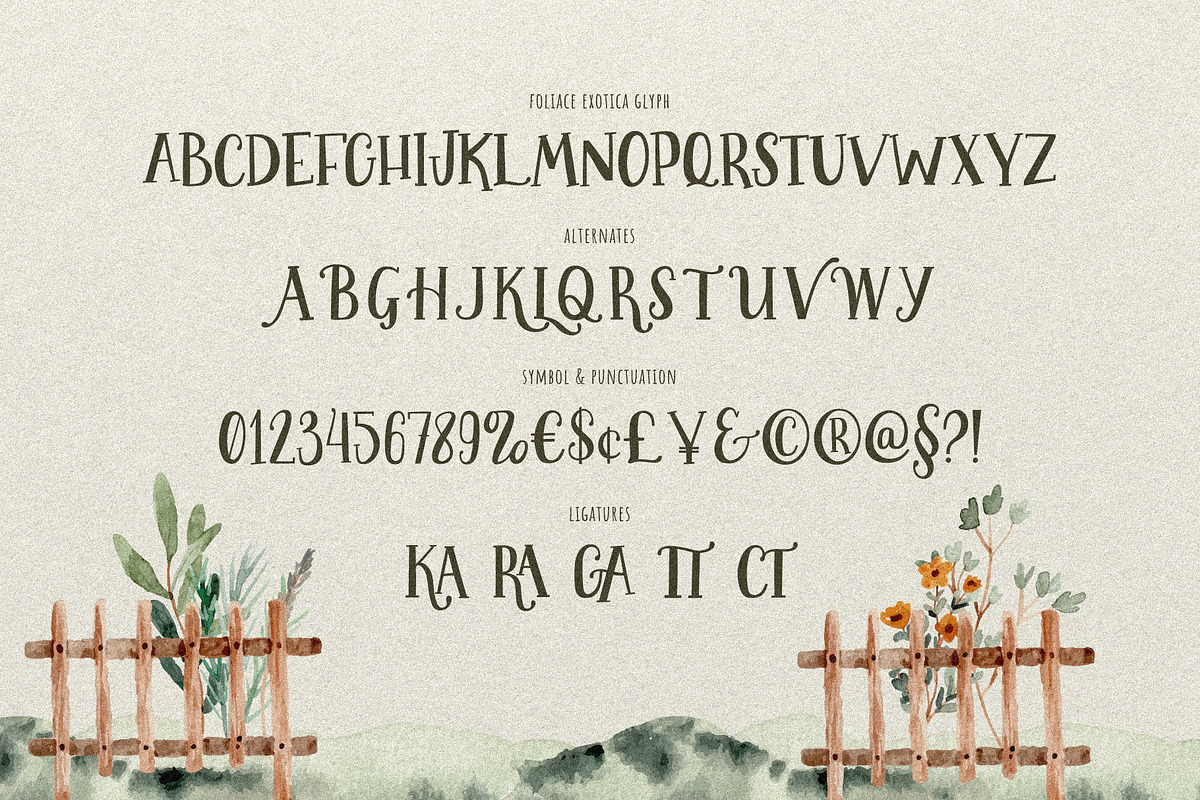 Foliage Exotica - Handwritten Serif, a Serif Font by Invasi Studio (Photo 9 of 10)