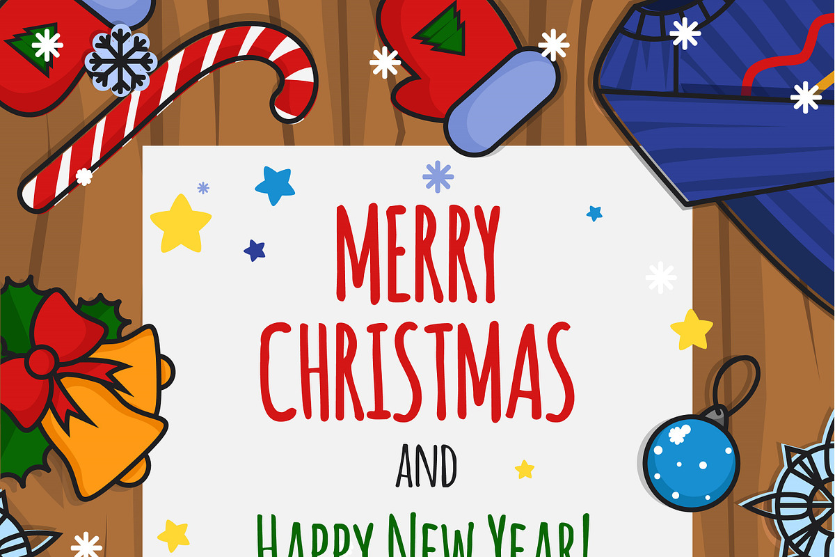Merry Christmas Card Big Set!, an Illustration by JUBO (Photo 4 of 8)
