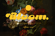 Bloom display font & badges, a Font by Tegh co. (Thumbnail 3 of 16)