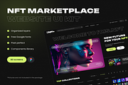 NFT marketplace - UI kit, an UI Kit Template by Digital_Fantasies (Thumbnail 1 of 8)