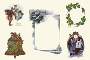 Vintage Holiday Graphics, an Illustration by Blue Line Design (Thumbnail 11 of 15)