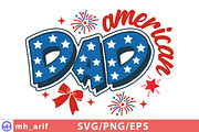 4th of July American Dad Hand-drawn, a Graphic by mh_arif (Thumbnail 1 of 4)