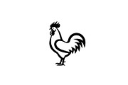 Rooster Chicken Silhouette Bundle, an Illustration by Designs_River (Thumbnail 9 of 51)