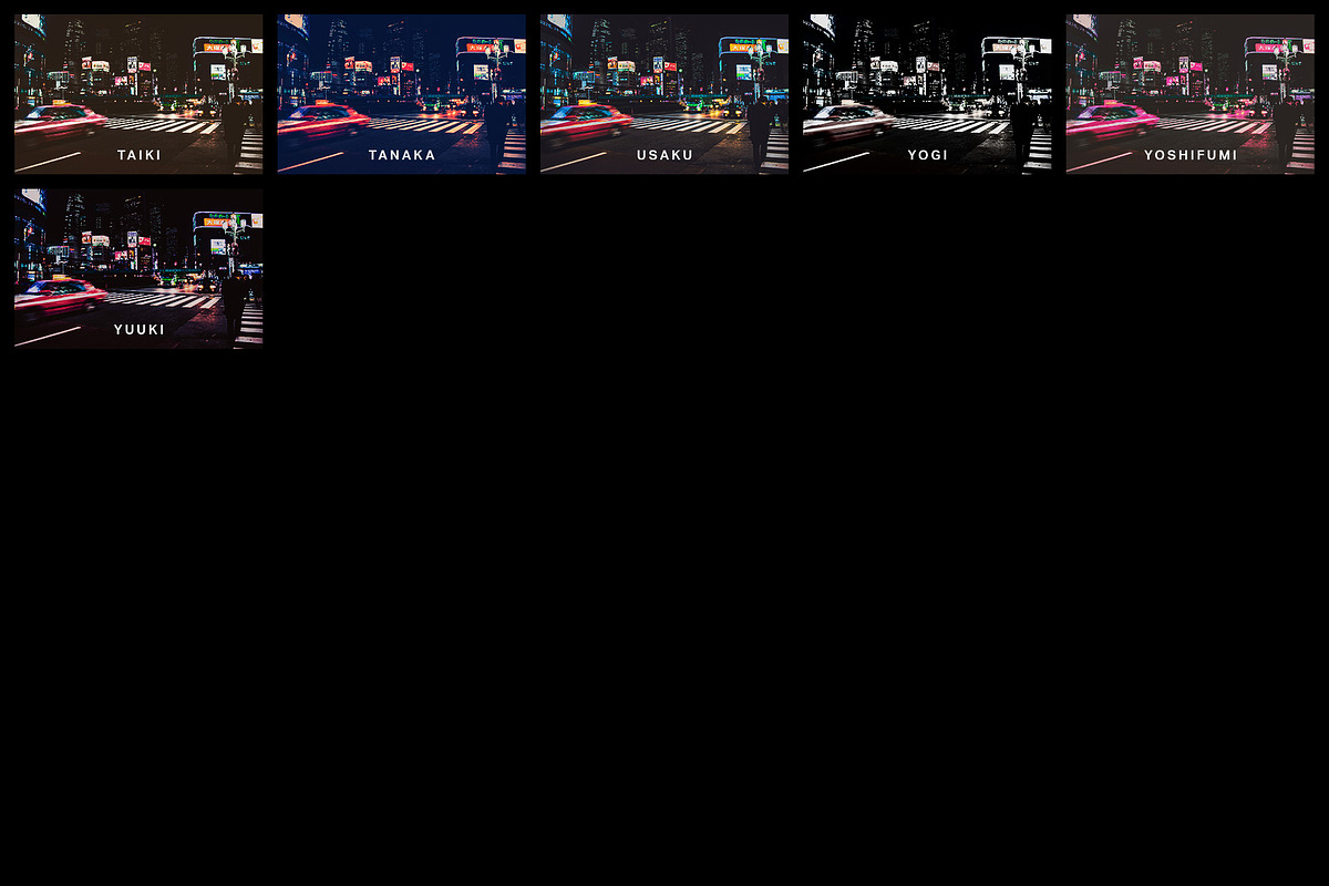 32 Neon Tokyo LR Presets and LUTs preview 3