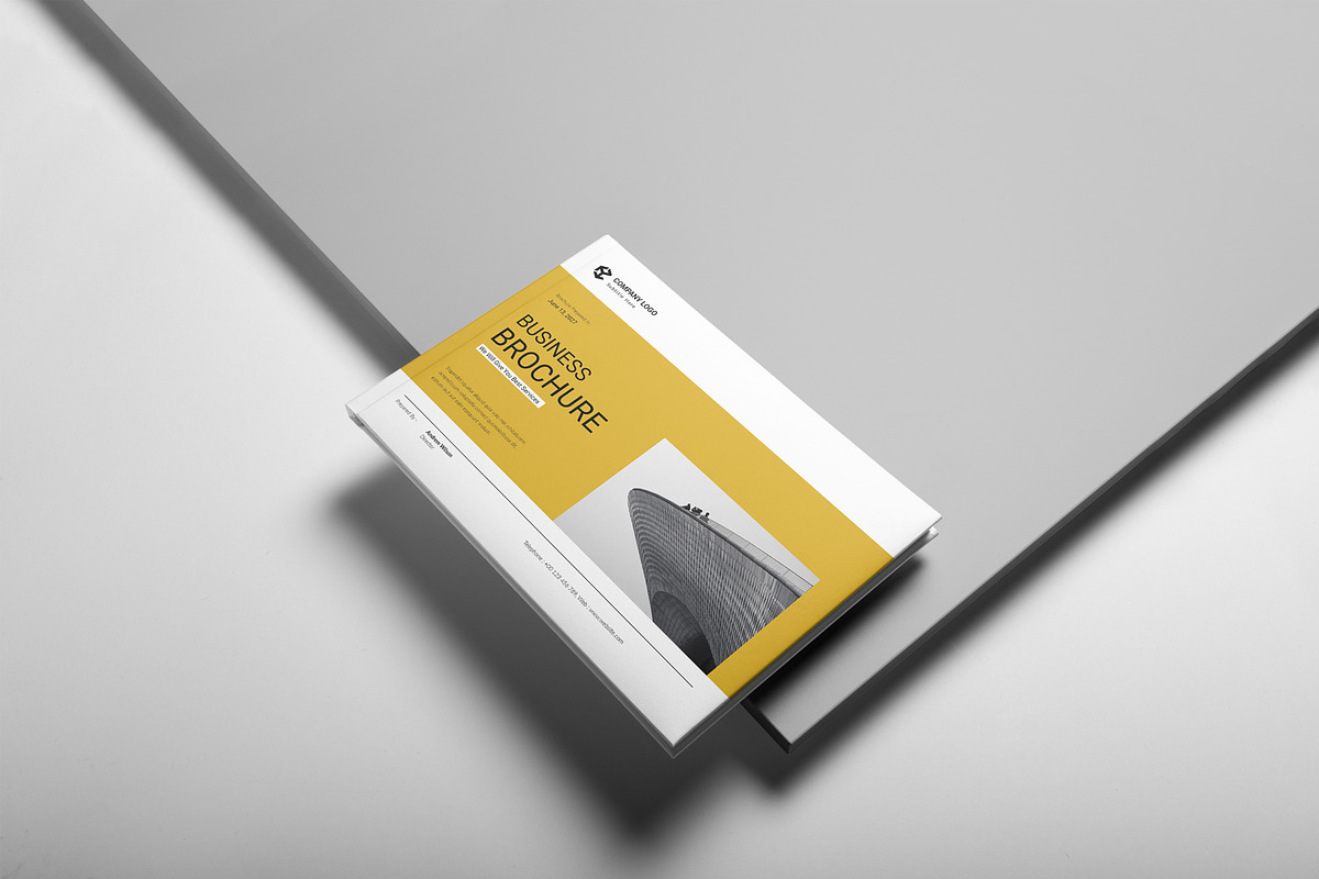 Business Brochure Template Landscape preview 2