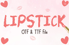 Lipstick | Handwriting font