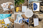 Set of 6 PSD Summer Poster mockups, a Product Mockup by SigaSigaMockup (Thumbnail 2 of 4)