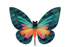 Butterfly Clipart Illustration PNG