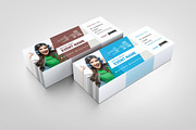 Concert Event Ticket Template, a Card Template by BrandlyTemplate (Thumbnail 1 of 3)