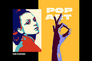 Retro Pop Art Poster Effect, a Layer Style Add-On by Design Squad