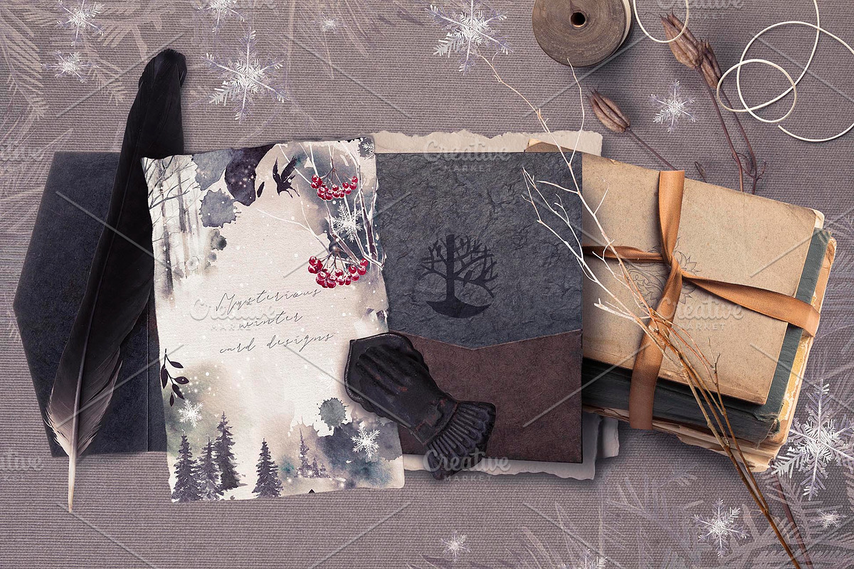 Winter fall bundle. all in 1, an Animal Illustration by Alisa Mikibith Art (Photo 23 of 30)
