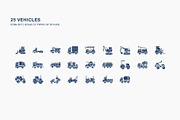 Vehicle icon set, an Icon by Icongeek26 (Thumbnail 4 of 6)