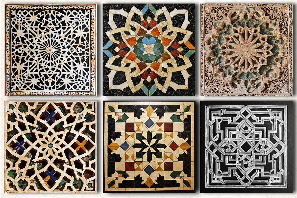Sacred Geometry Alhambra Patterns, a Pattern Graphic by DreamCafeArt (Photo 3 of 5)