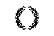 Floral Wreath Circle SVG Bundle, an Illustration by Creativeshirt (Thumbnail 37 of 51)