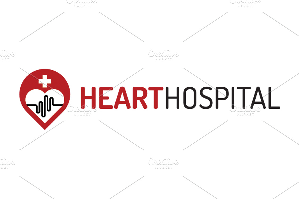 Heart Hospital Logo Template, a Branding & Logo Template by Dizaino-paslaugos (Photo 2 of 3)
