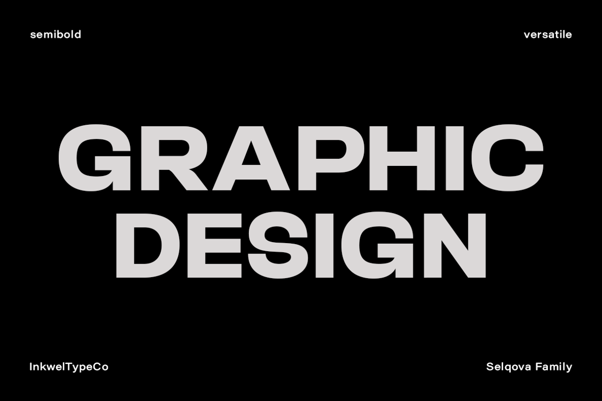 Selqova | Sans serif family, a Sans Serif Font by InkwellTypeCo (Photo 17 of 18)