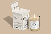 Candle Label Mockup, a Packaging Mockup by Unerispace (Thumbnail 4 of 5)
