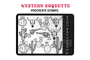 Procreate Stamps Western Coquette, a Brushes & More by Brush Lab (Thumbnail 4 of 7)