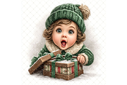 Winter Baby Clipart JPG, a Seasonal Illustration by Memories By Lea (Thumbnail 19 of 20)