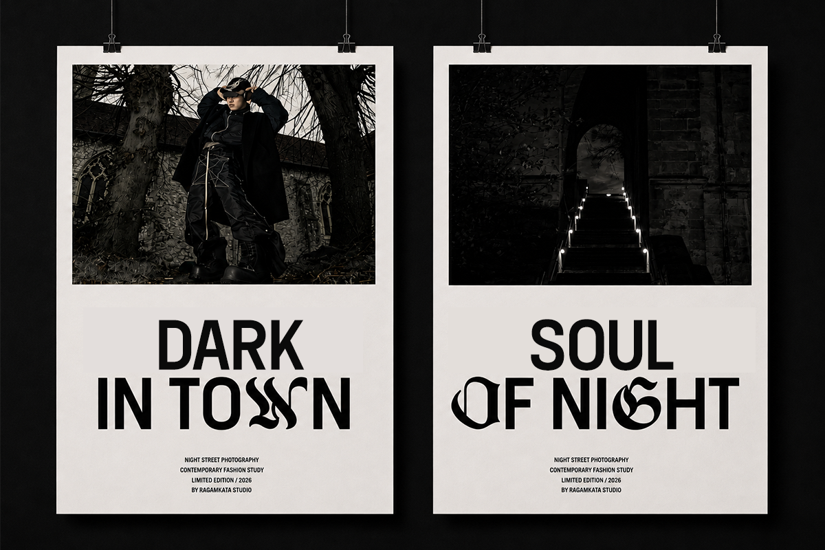 Bergham - Experimental Display Font, a Blackletter Font by RagamKata (Photo 3 of 10)