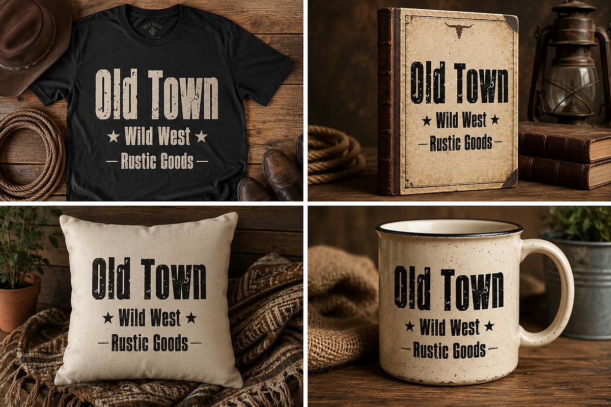 Old Town Distress, a Slab Serif Font by Wow Magic (Photo 2 of 6)