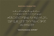Raulina // Minimal font, a Script Font by typeline studio (Thumbnail 8 of 8)