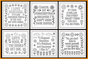 Sarcastic Quotes Coloring Book, an Object Graphic by protabsorkar11 (Thumbnail 2 of 4)