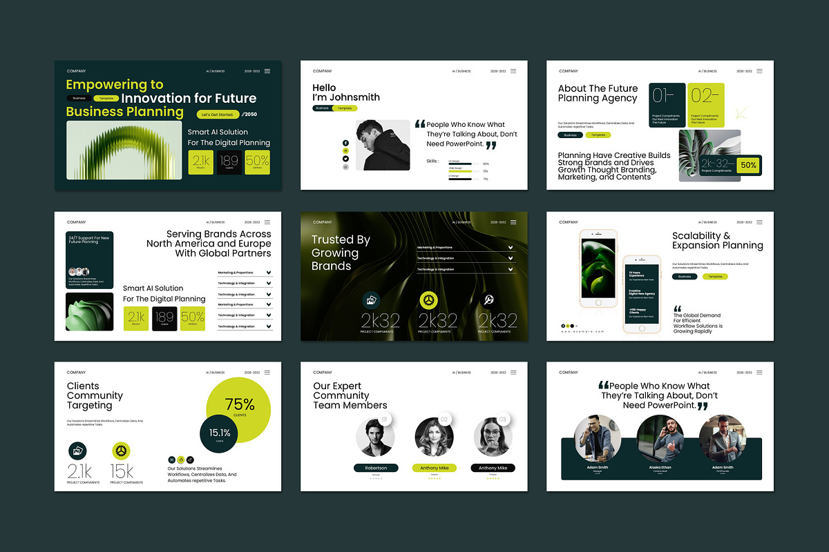 Minimal Empowering Business Plan, a Presentation Template by Slide-Agency (Photo 6 of 8)