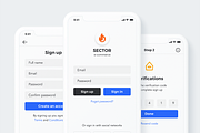 Sector UI Kit. E-commerce, an UI Kit Template by Singlayn (Thumbnail 6 of 7)