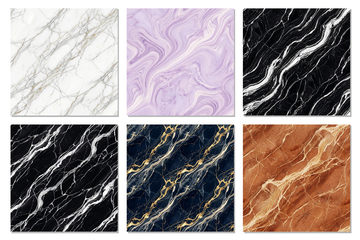 Luxury Marble Digital Paper, a Texture Graphic by Dream Creation (Photo 4 of 7)