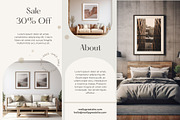 50 Canva Frame Mockups Bundle, a Household Mockup by ARTOZEN DIGITAL (Thumbnail 4 of 14)