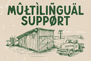 Wildboar - Vintage Display Font, a Sans Serif Font by Pekotype (Thumbnail 5 of 15)