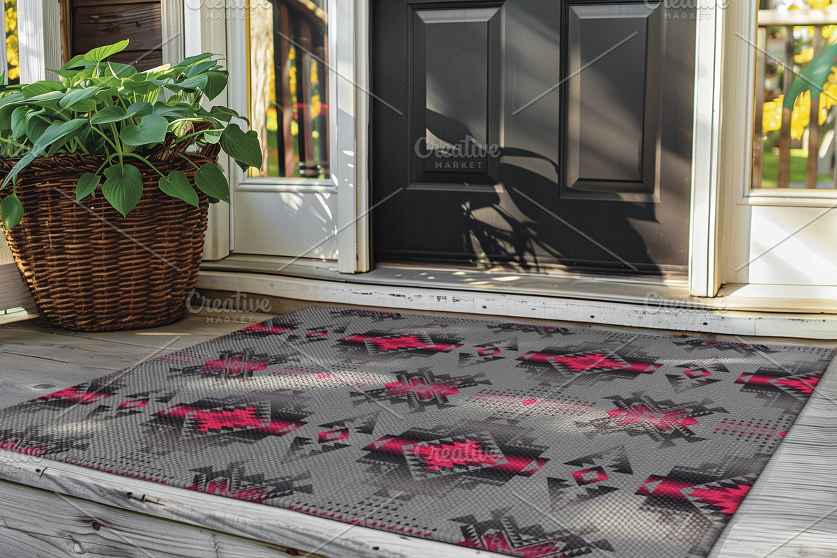 Dark Vibrant Native American Pattern, a Pattern Graphic by PPEthnicDecorPattern (Photo 7 of 10)