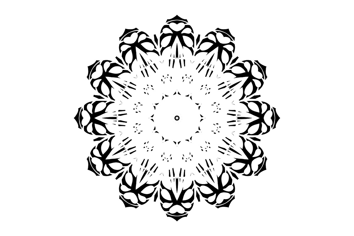 Artistic Mandala Vector Collection, a Decorative Illustration by NJ Himel (Photo 9 of 101)
