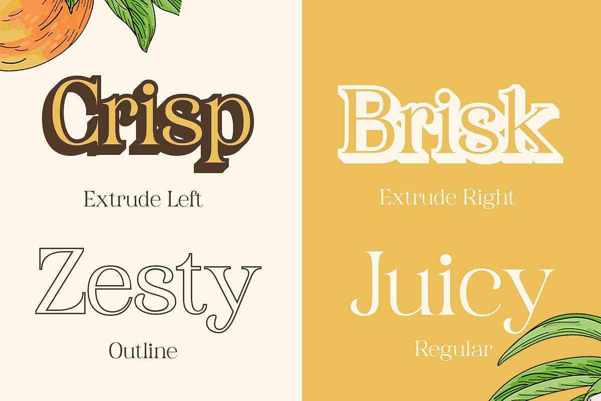 Harnold 3D, a Serif Font by Craft Supply Co. (Photo 3 of 8)