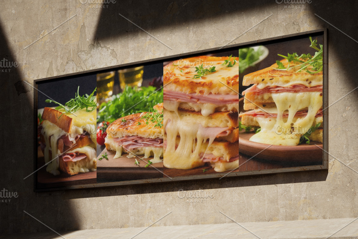 French Sandwich - 27 images, a Food & Drink Photo by Handmadefont (Photo 7 of 9)