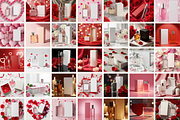 Valentine Perfume Bottle Mockup 1000, a Packaging Mockup by KennedyStudio (Thumbnail 12 of 15)