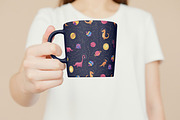 Dino in cosmos patterns, a Pattern Graphic by Michiru13 (Thumbnail 14 of 23)
