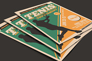 Tennis Tournament Vintage Style, a Flyer Template by Muhamad Iqbal hidayat (Thumbnail 4 of 4)