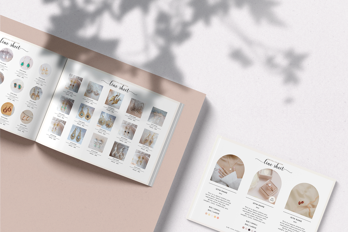 Line Sheet horizontal Canva Template, a Flyer Template by Hellohastore (Photo 2 of 10)