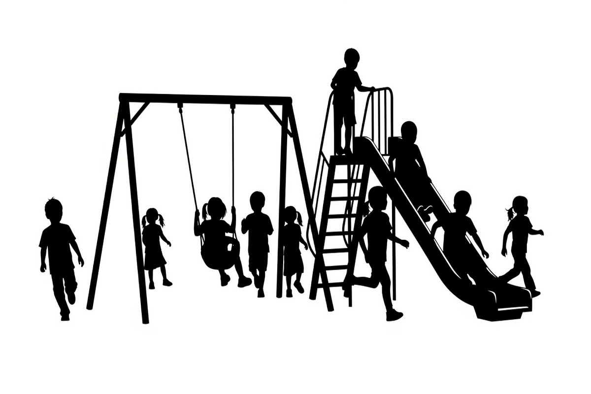 50 Kids Playground Silhouette Bundle, an Illustration by Gfx_Store (Photo 4 of 51)