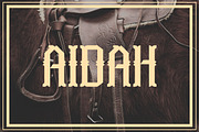 Aidah, a Slab Serif Font by Arterfak Project (Thumbnail 1 of 6)