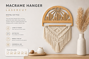 Beach Sunset Macrame Hanger Lasercut, an Object Graphic by OTVEY DESIGN (Thumbnail 9 of 13)