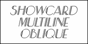 Showcard Multiline JNL, a Sans Serif Font by Jeff Levine Fonts (Thumbnail 4 of 5)