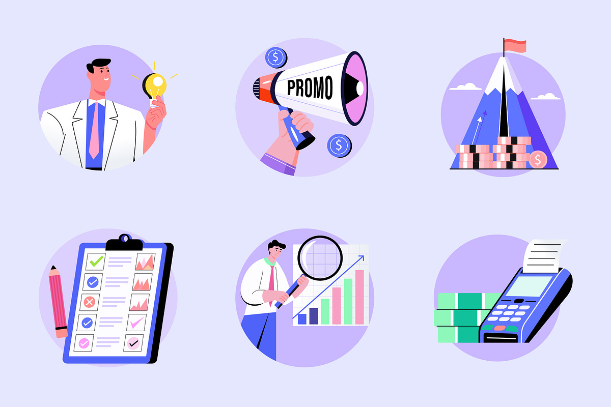 Business illustrations, a Finance Illustration by Brickclay (Photo 8 of 9)