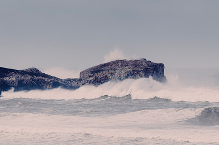 Big waves crashing against the rocks featuring waves, crashing, and sea, a Nature Photo by Irantzu Arbaizagoitia