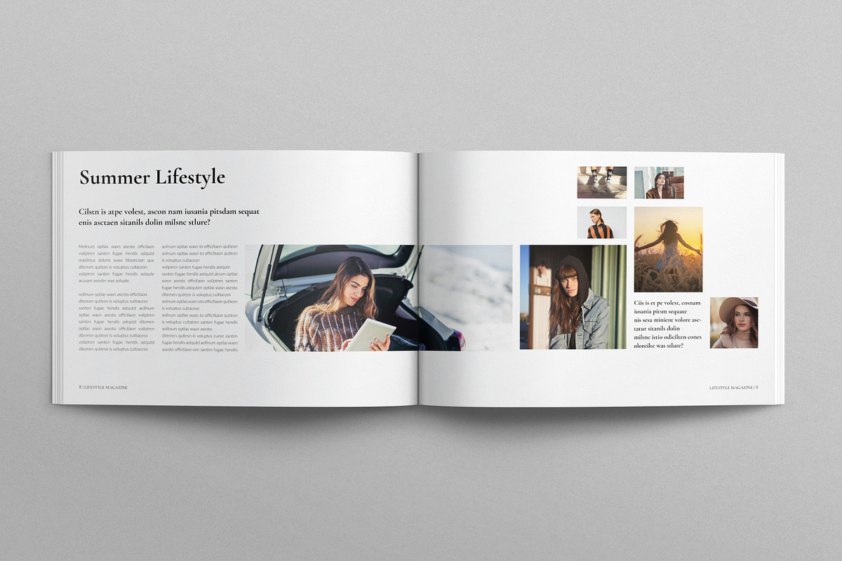 Lifestyle Magazine Landscape, a Magazine Template by E-Type (Photo 4 of 8)