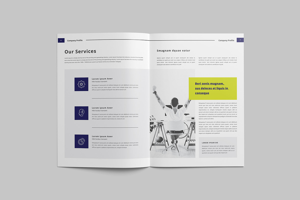 Proposal Business Brochure, a Brochure Template by Tanber Hossen (Photo 5 of 14)