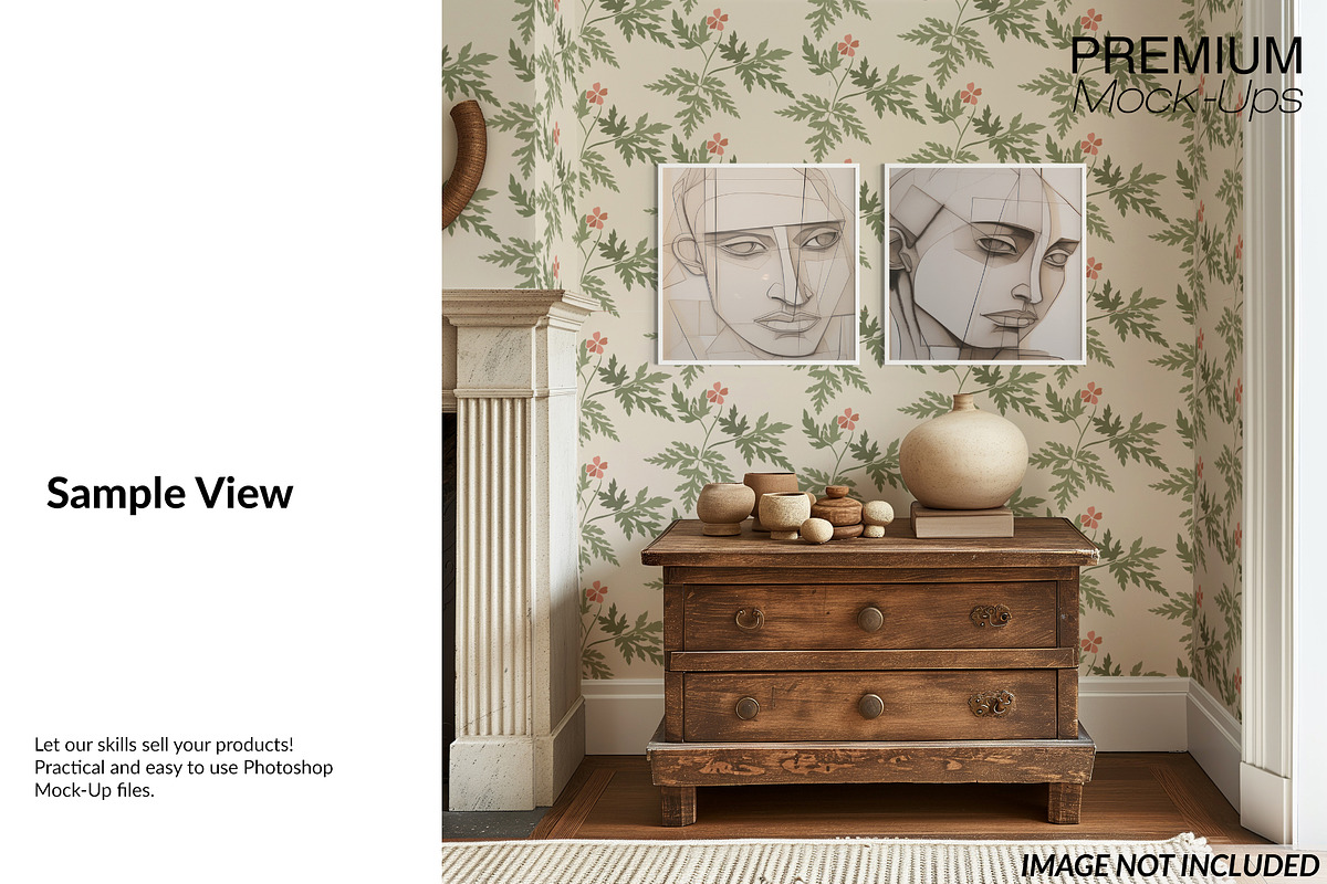 Bundle 44 Frames & Wallpaper Mockups, a Household Mockup by mock-ups (Photo 21 of 34)