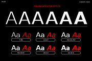 Saluna - Minimalist Sans Serif, a Sans Serif Font by Say Studio (Thumbnail 14 of 15)